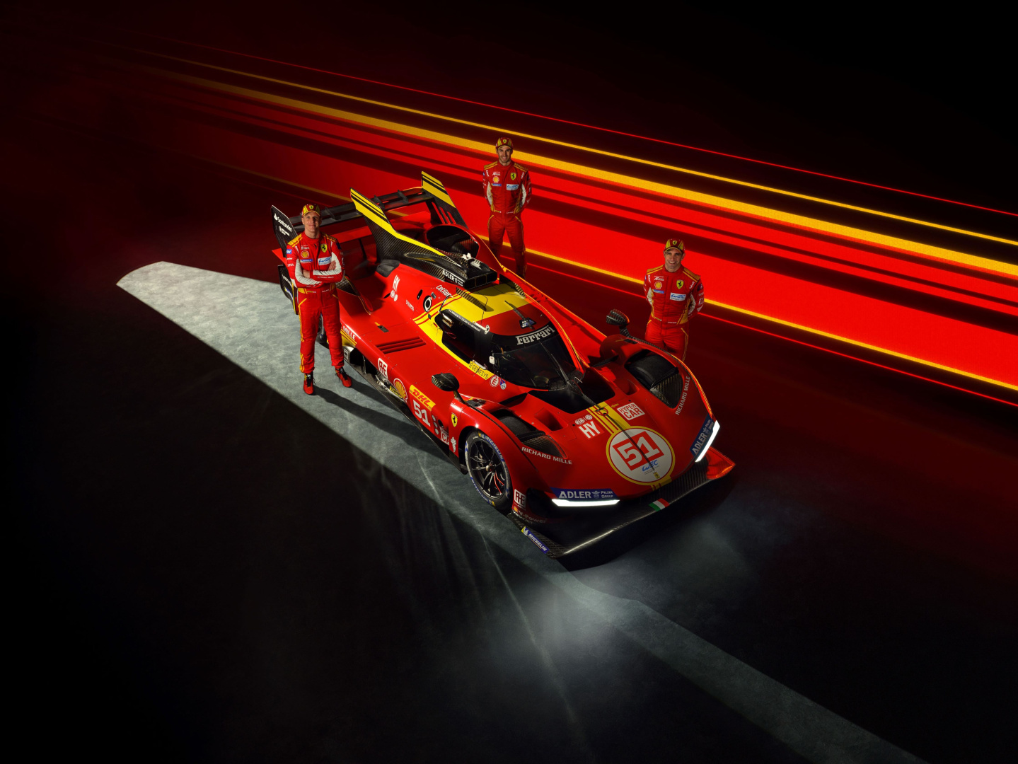 SMALL_Ferrari unveils the 499P number 50 and 51 2024 livery_04